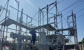 橋梁懸吊鷹架夜間施工