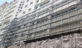 懸吊式鷹架應用於高架道路維護